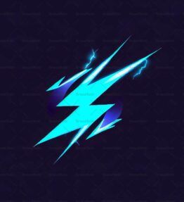 Energiegeladener Blitz